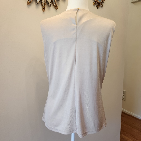 Calvin Klein Sleeveless Blouse Size Large Classic - Picture 2 of 4